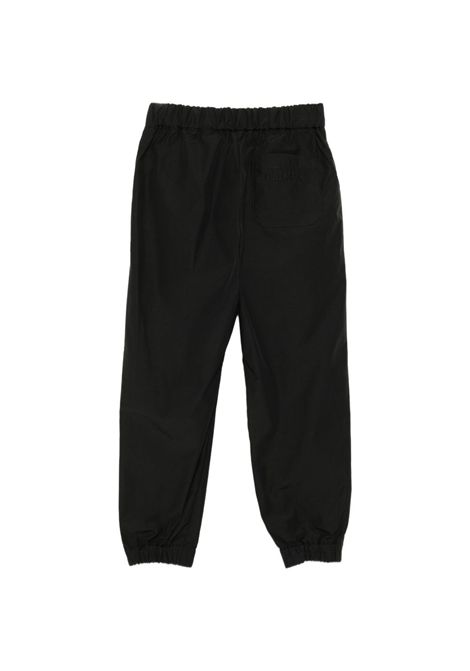 Pantaloni neri con logo BALMAIN KIDS | BY6R70 B0094930